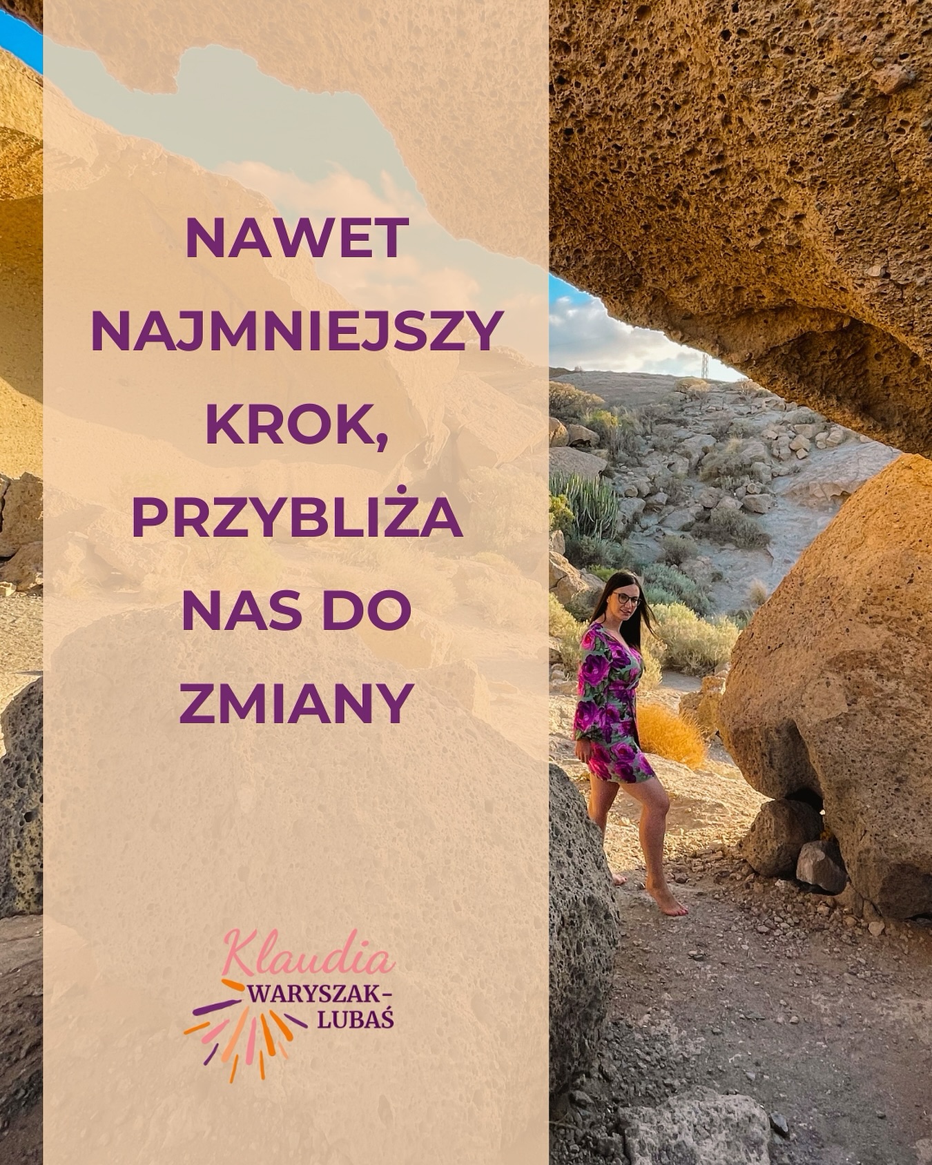 Czasem wydaje nam się, że zmiana to wielki, trudny do osiągnięcia cel. Ale prawda jest taka, że każdy mały krok – nawet ten, który wydaje się niewielki – ma znaczenie.

💜 Uczysz się wyrażać emocje? 
💜 Zaczynasz rozmowy o trudnych tematach? 
💜 Decydujesz się na chwilę dla siebie, aby odpocząć i złapać oddech?

To wszystko są kroki. Twoje kroki.

Brak decyzji, to również decyzja. Twoja decyzja.

Działaj w swoim tempie, bądź dla siebie wyrozumiały/a i pamiętaj – każda droga zaczyna się od jednego kroku.

📢 Jeśli czujesz, że jesteś na początku swojej drogi, ale nie wiesz, jak postawić pierwszy krok – jestem tu, by Ci pomóc.

Napisz. Zapytaj. Jestem.

ZdrowiePsychiczne Zmiana Motywacja RozwójEmocjonalny TwojeEmocjeMająZnaczenie
#zdrowiepsychiczne #zmiana #dobreżycie #bądźdlasiebiedobra #relacjazesobą